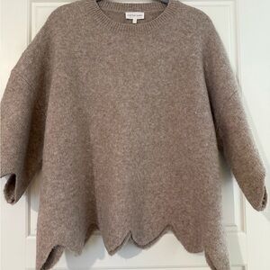 Entro Taupe Crew Neck Sweater